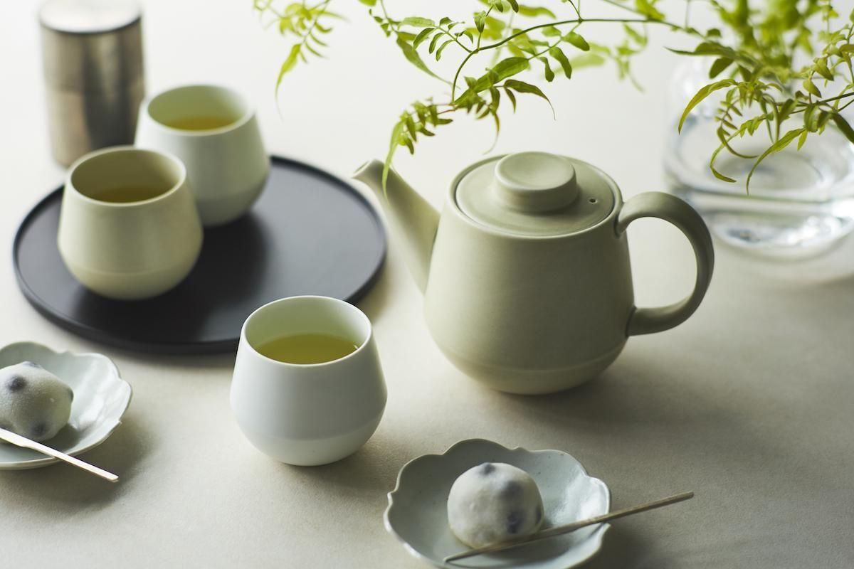 素磁 湯呑 茶素磁釉