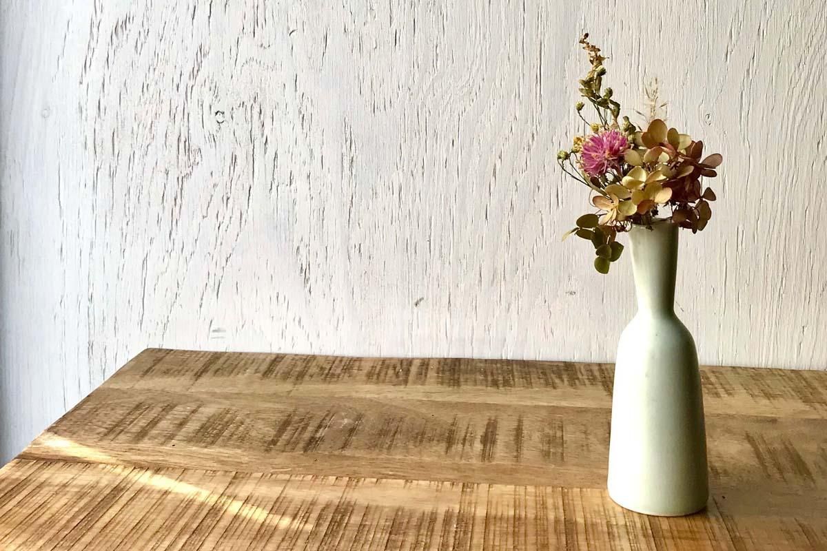 Flower vase 圓形單枝花器 李朝釉