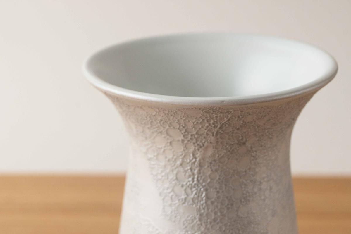 Flower vase 花器 泡化妝（白）