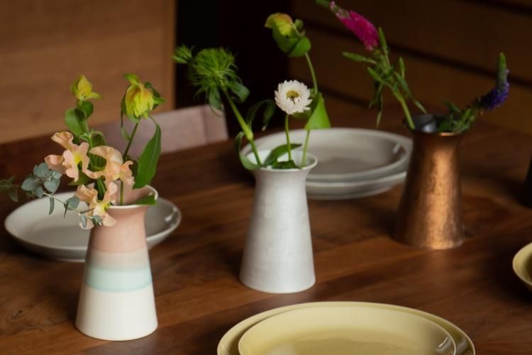 Flower vase 花器 泡化妝（白）