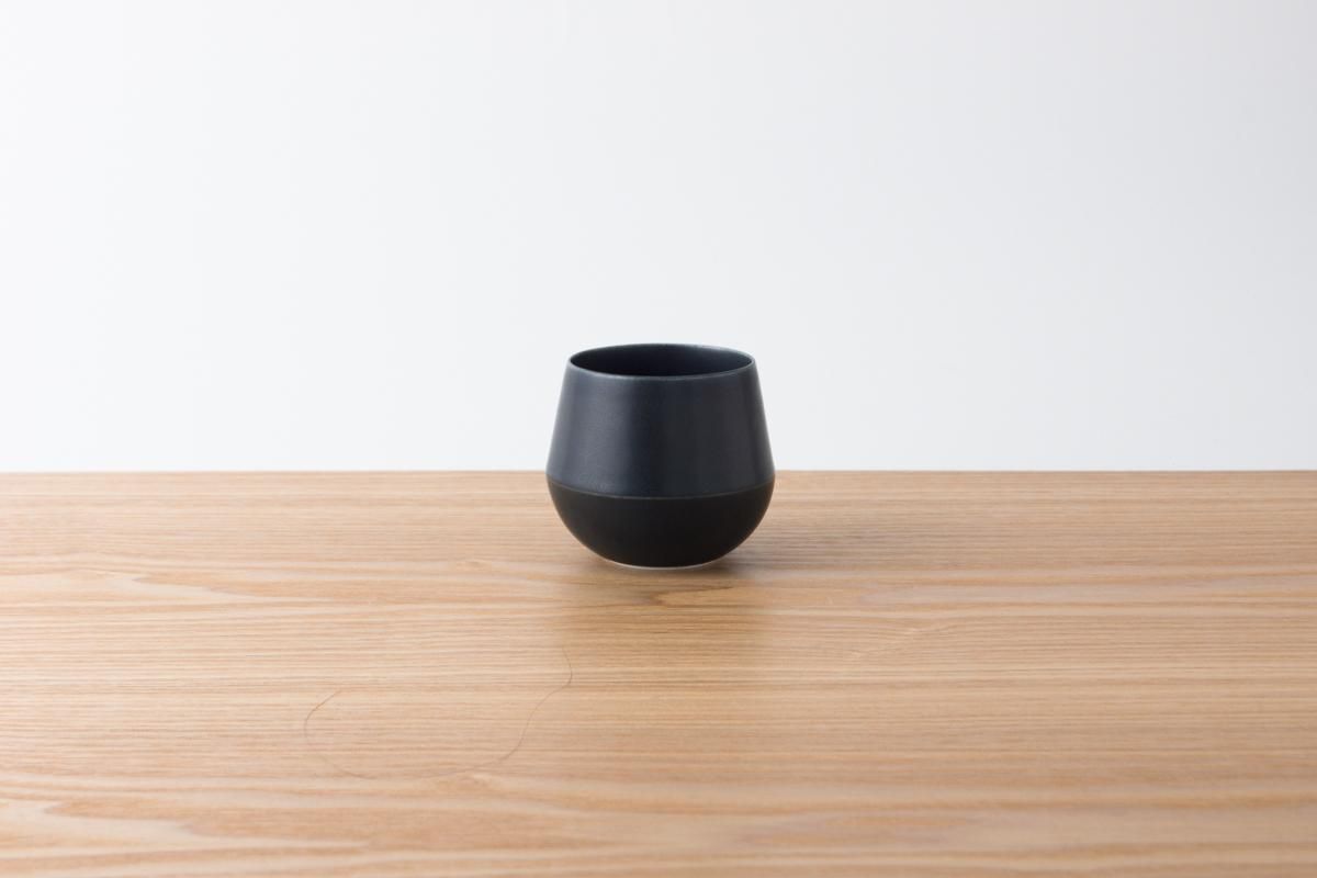 素磁 藍素磁釉 茶壺1個・茶杯2個套裝