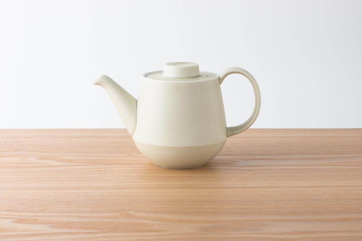 素磁 茶素磁釉 茶壺1個・茶杯2個套裝