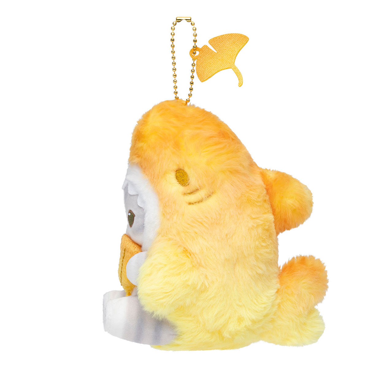 mofusand 軟萌鯊魚貓造型掛飾（銀杏色）