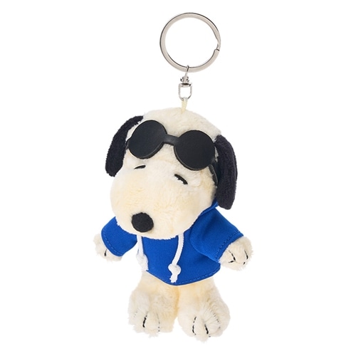 Snoopy PEANUTS 輕柔公仔鑰匙圈 紐約(連帽衛衣款)