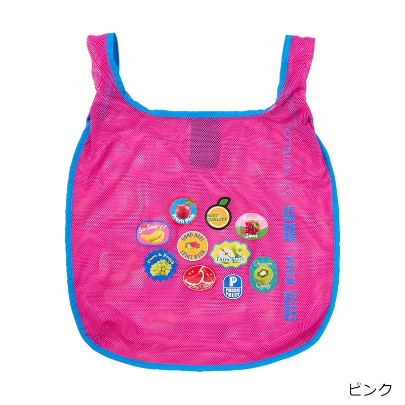 PLAZA BASICS FRUIT OF THE LOOM 網料環保袋（藍色）
