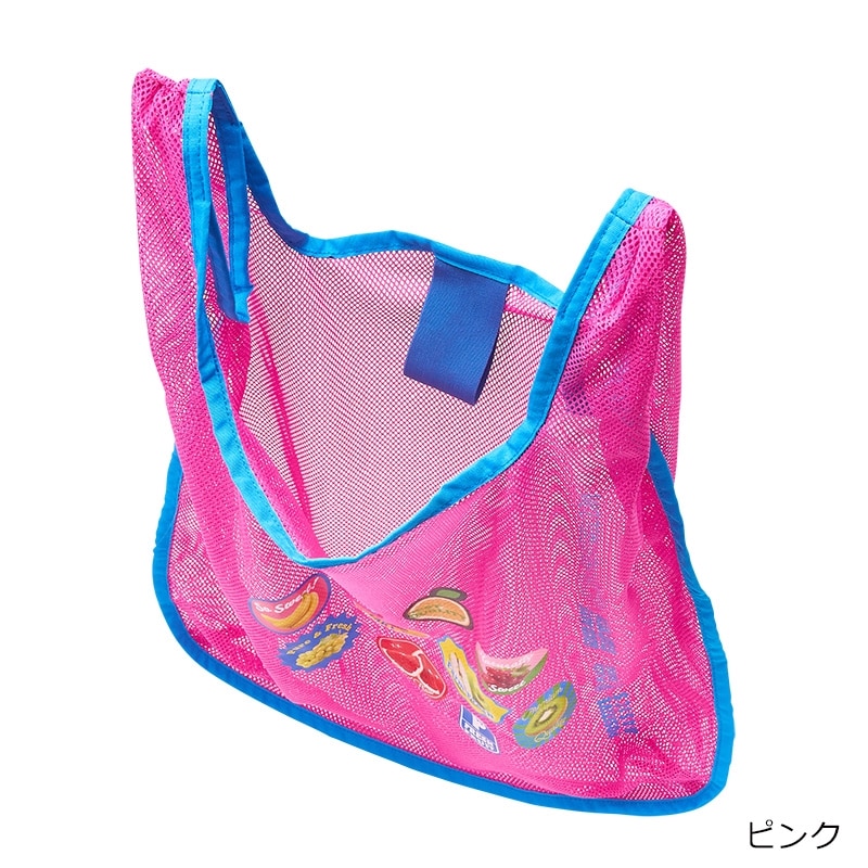 PLAZA BASICS FRUIT OF THE LOOM 網料環保袋（藍色）
