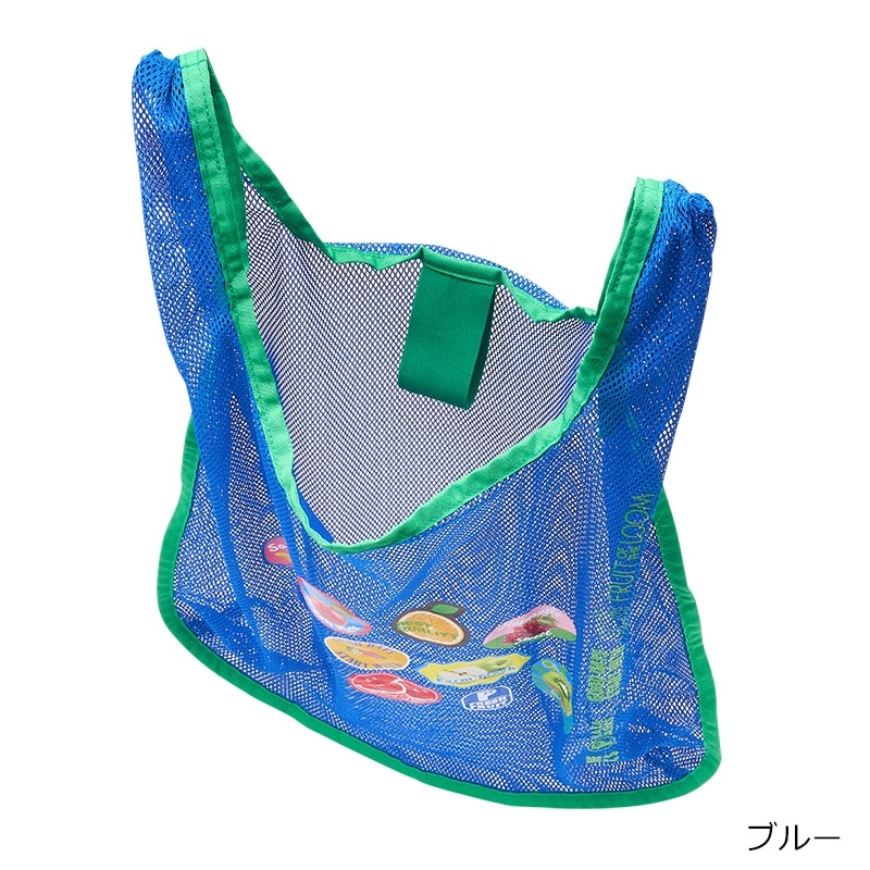 PLAZA BASICS FRUIT OF THE LOOM 網料環保袋（藍色）