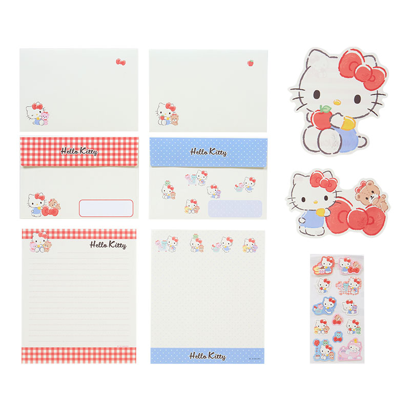 Hello Kitty 角色造型信紙信封套裝