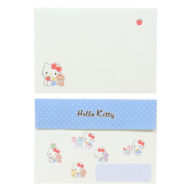 Hello Kitty 角色造型信紙信封套裝