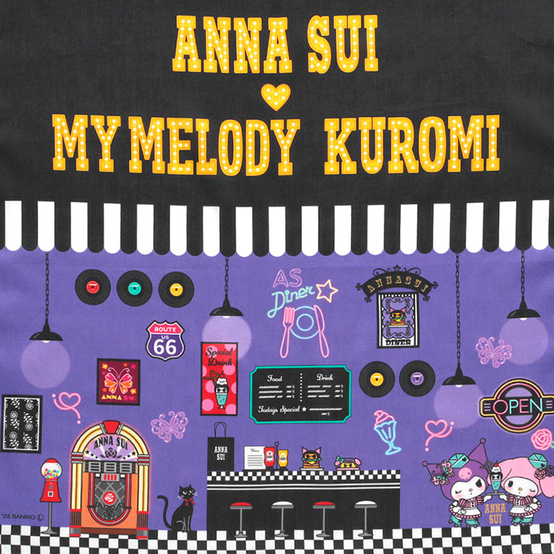 My Melody & Kuromi ANNA SUI 手帕(Diner)