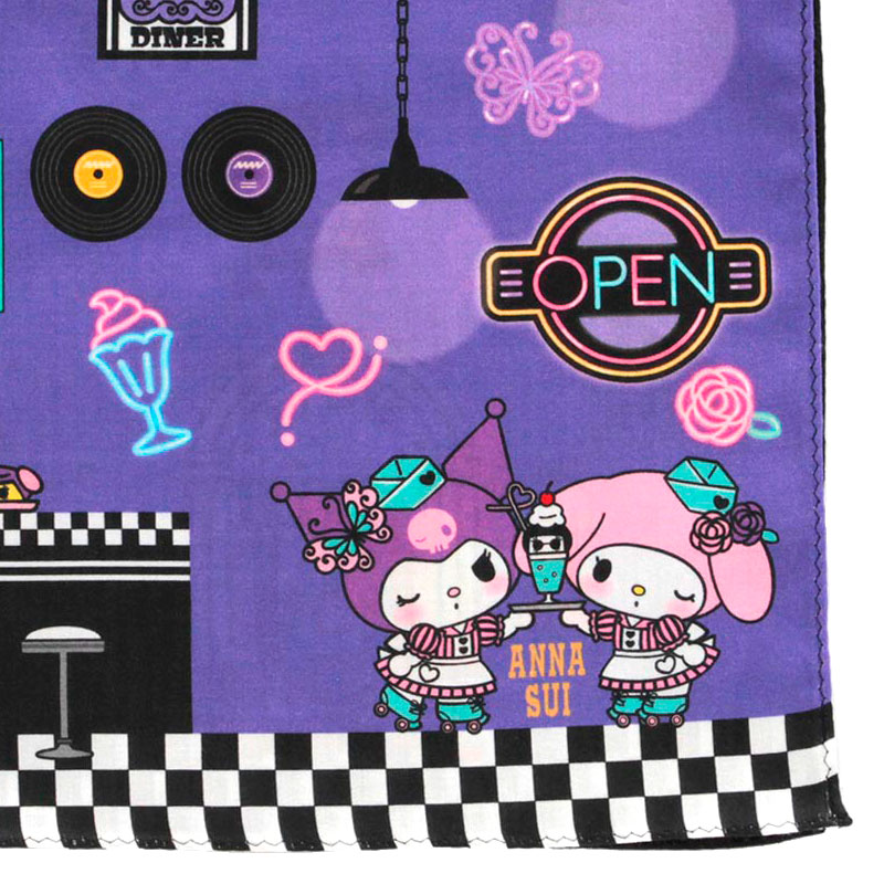 My Melody & Kuromi ANNA SUI 手帕(Diner)