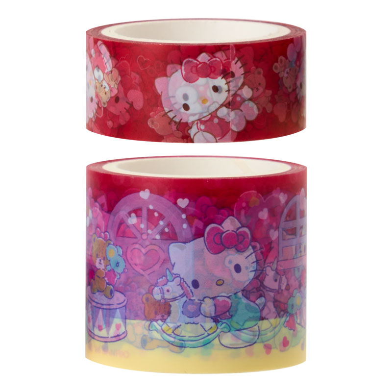 Hello Kitty 透明膠膜紙帶 2件套裝
