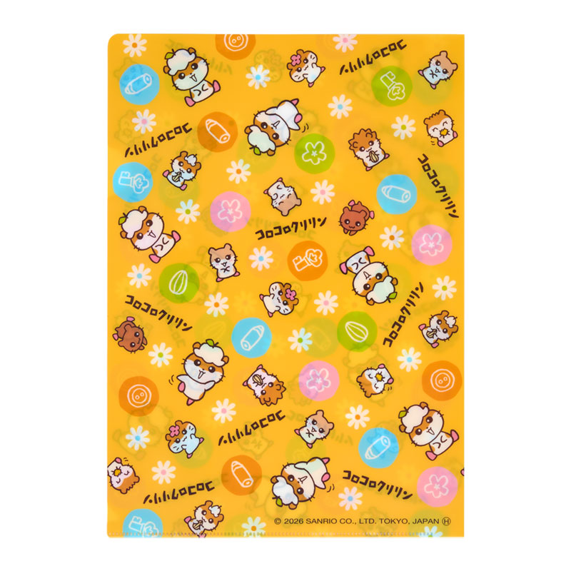 Korokoro Kuririn A4透明文件夾 橙色
