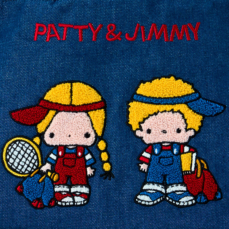 Patty & Jimmy 立體刺繡牛仔布午餐手提袋
