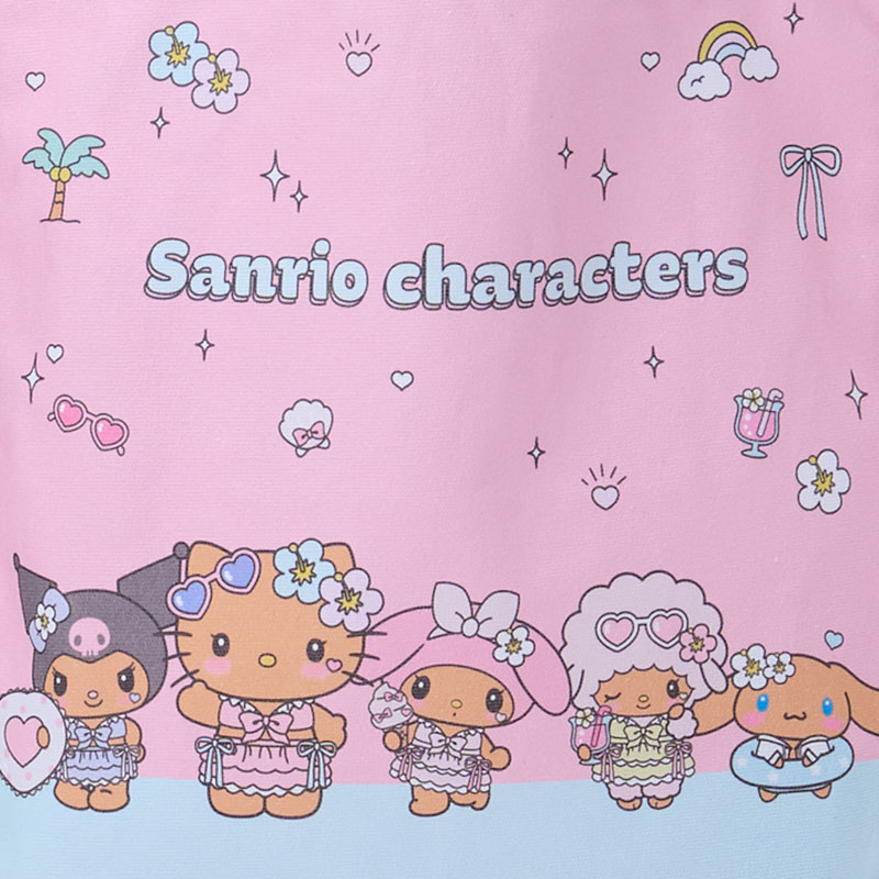 Sanrio Characters 手提袋（閃耀夏日泳池）
