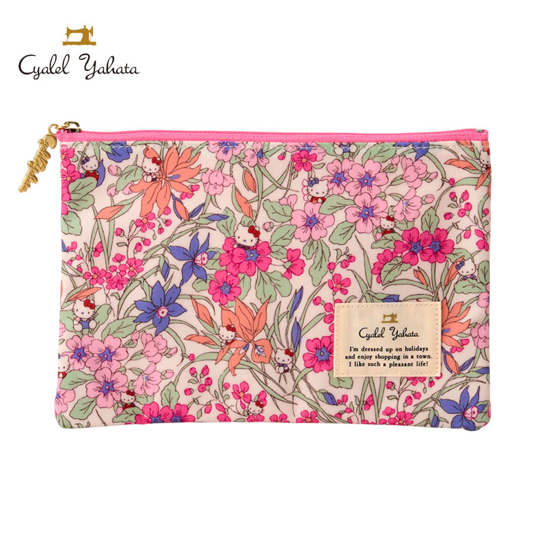 Hello Kitty Liberty Fabrics 扁身化妝袋