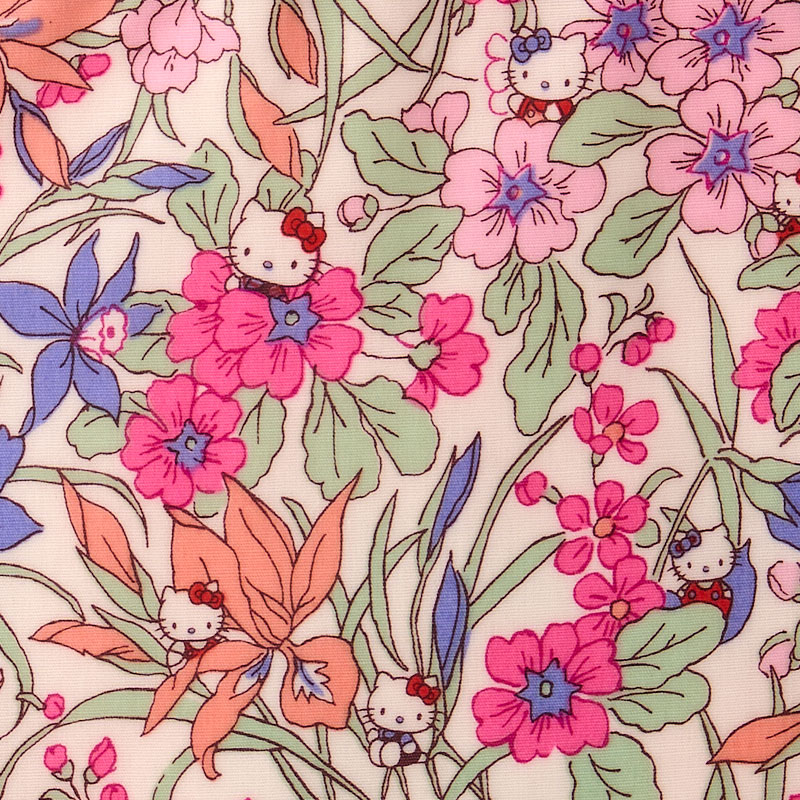 Hello Kitty Liberty Fabrics 扁身化妝袋