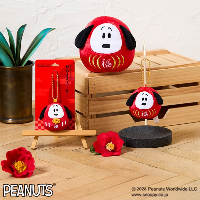 達摩Snoopy 和風吉祥公仔