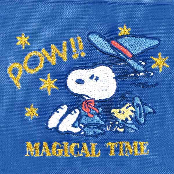 Snoopy 刺繡網面收納袋 S（MAGICAL HALLOWEEN）
