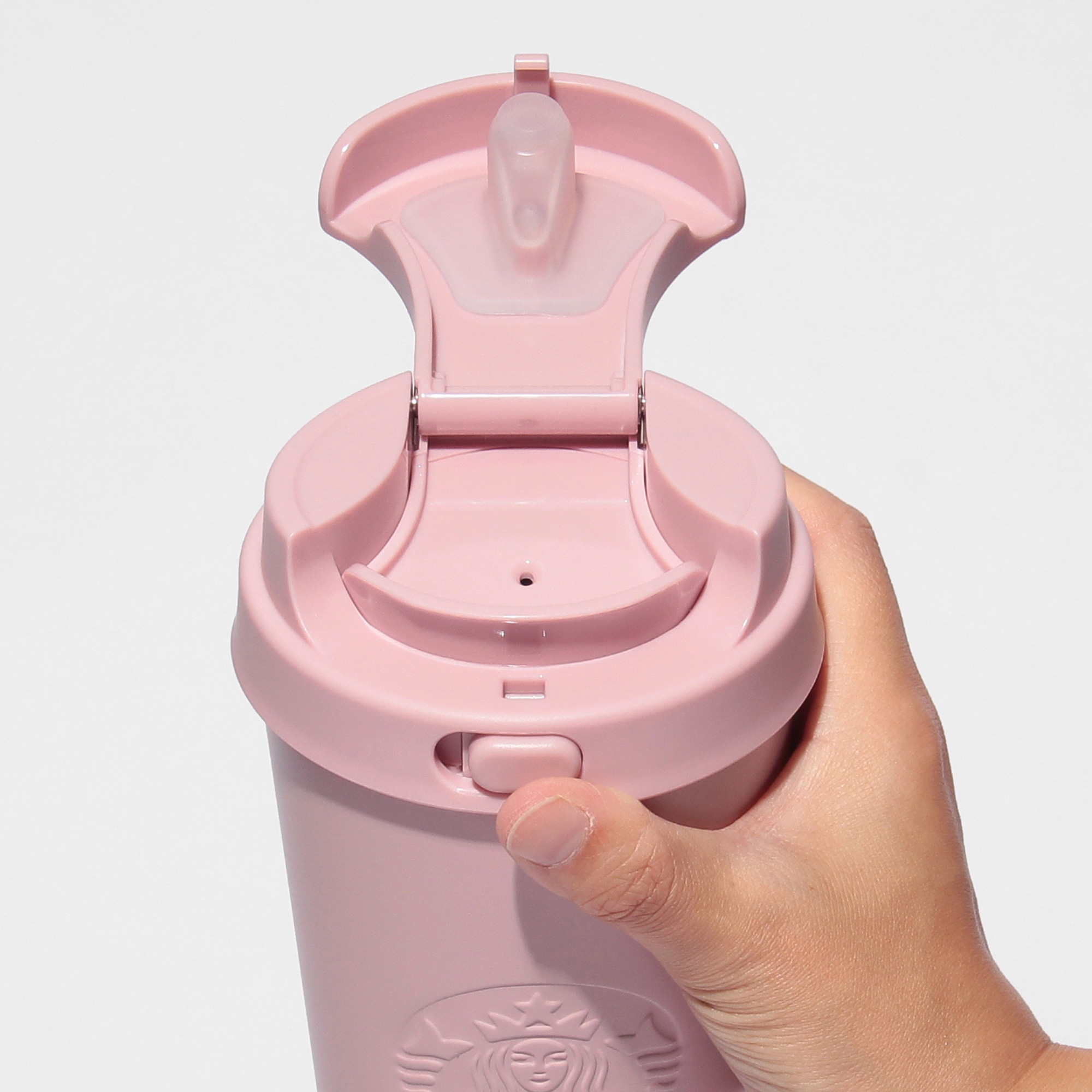 Starbucks Halloween 2026 不鏽鋼TOGO保溫瓶 貓 淺粉紅色 473ml