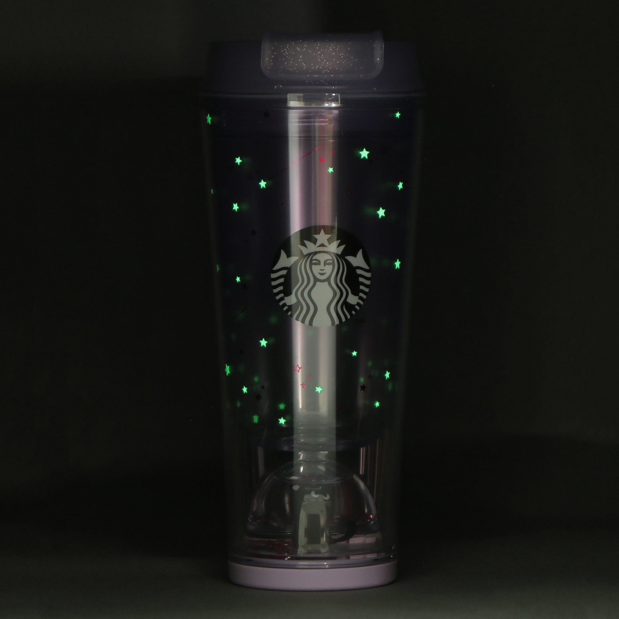 Starbucks Halloween 2026 雪球水瓶 貓 Glow in the Dark 355ml