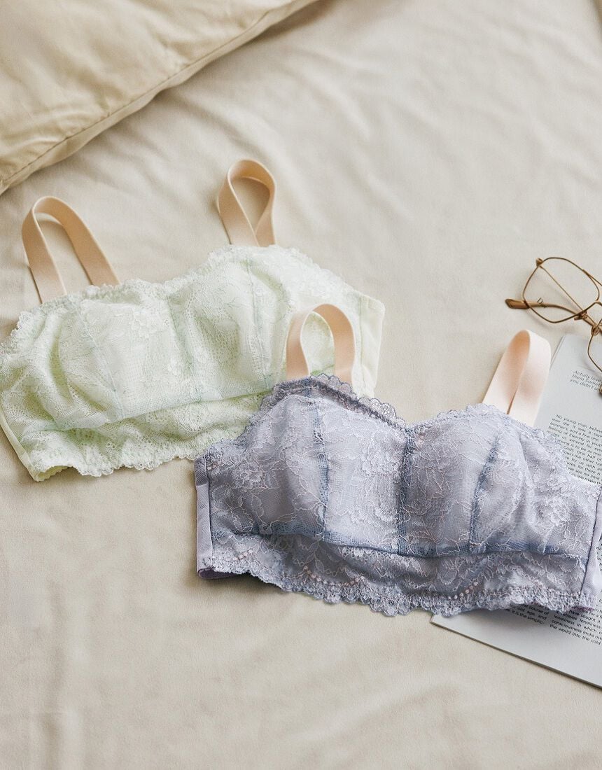 【Night Up Bra Lacy】睡眠支援無鋼圈胸圍