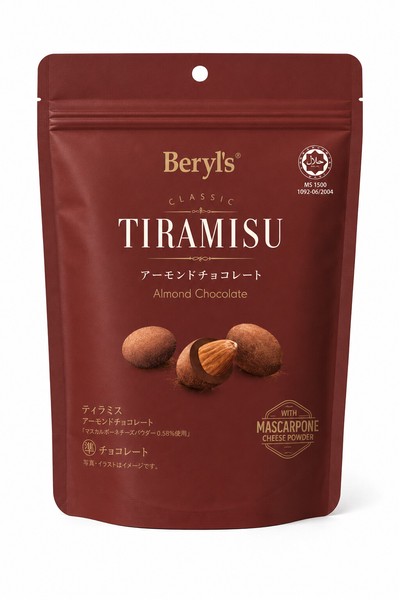 Beryl's 提拉米蘇杏仁白朱古力站立袋裝