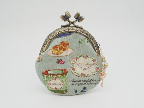 「Afternoon Tea♡薄荷」金屬扣散銀包(金屬框寬度8.5厘米)