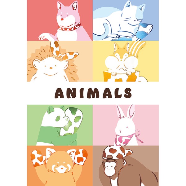 動物圖案即沖烘焙茶牛奶拿鐵禮袋
