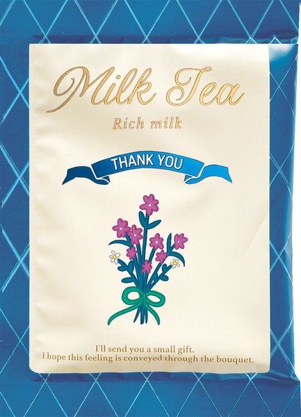 THANK YOU花卉設計即沖濃醇奶茶禮袋