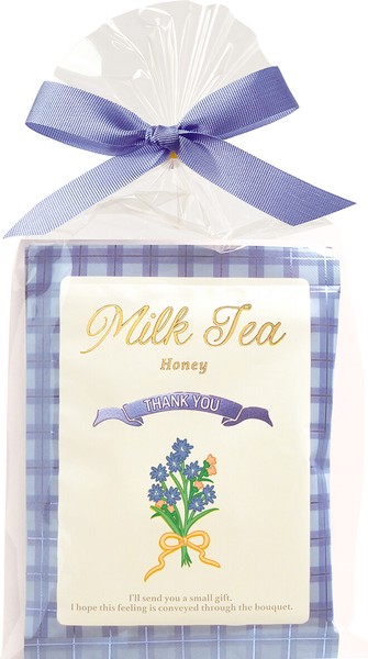 THANK YOU花卉設計即沖蜂蜜奶茶禮袋