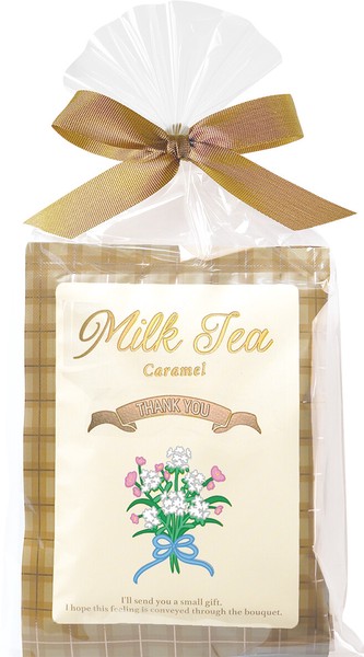 Posy焦糖奶茶粉包 THANK YOU花束設計