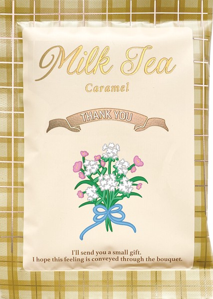 Posy焦糖奶茶粉包 THANK YOU花束設計