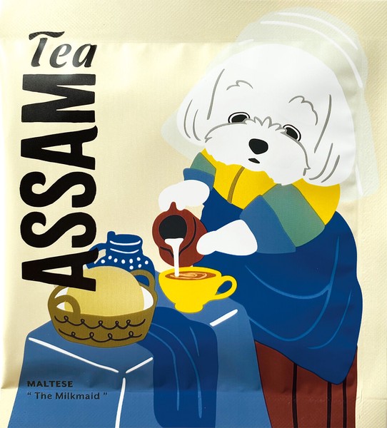 名畫犬摩天使阿薩姆三角茶包